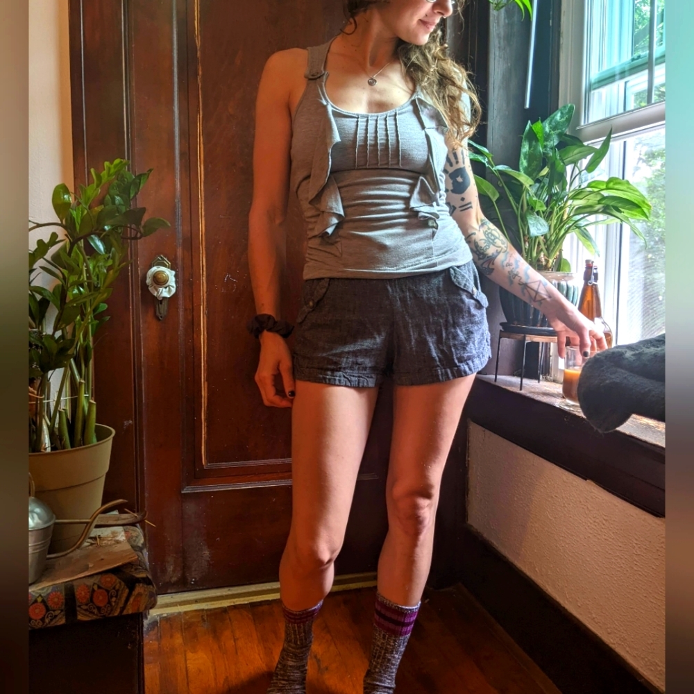 spunky short romper